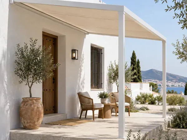 Pérgola adosada Pérgola adosada