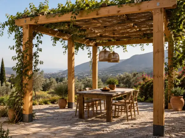 Pérgola de madera Pérgola de madera